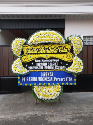 Papan Bunga Duka di Kembang Tanjong